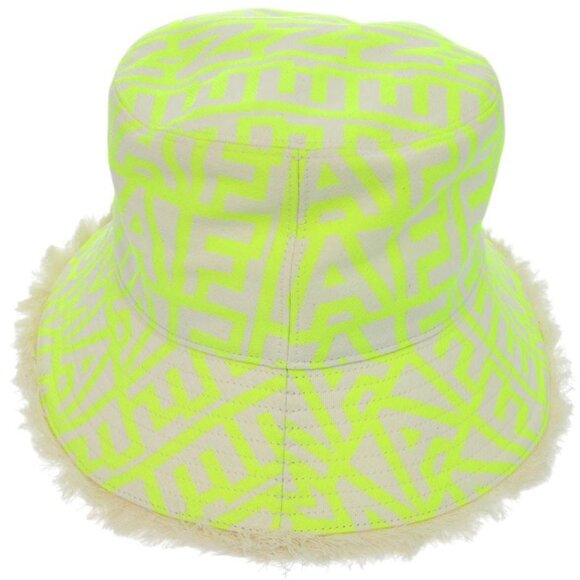 Fendi Marc Jacobs Collaboration Bucket Hat Cotton Polyester Neon Yellow Hat main image 6